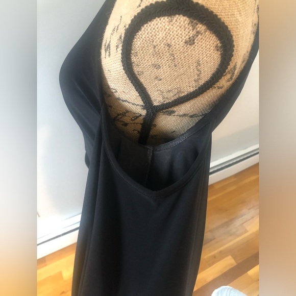 RALPH LAUREN COLD SHOULDER BLACK SHEATH MIDI DRESS SIZE US 6 - Picture 5 of 8